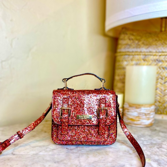 KATE SPADE Kids Glitter Scout Bag - Picture 2 of 7